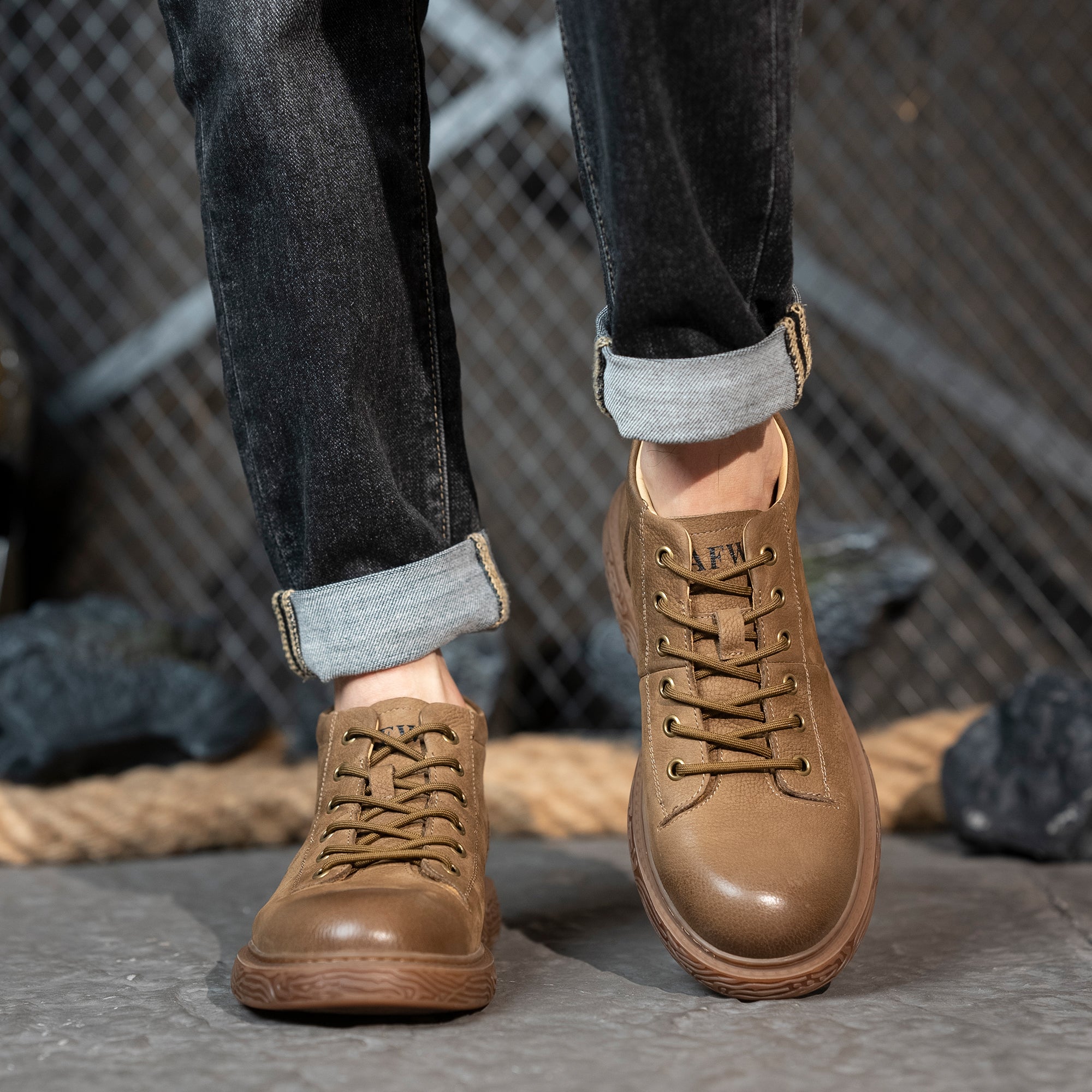 AFrown Men's Work Boots