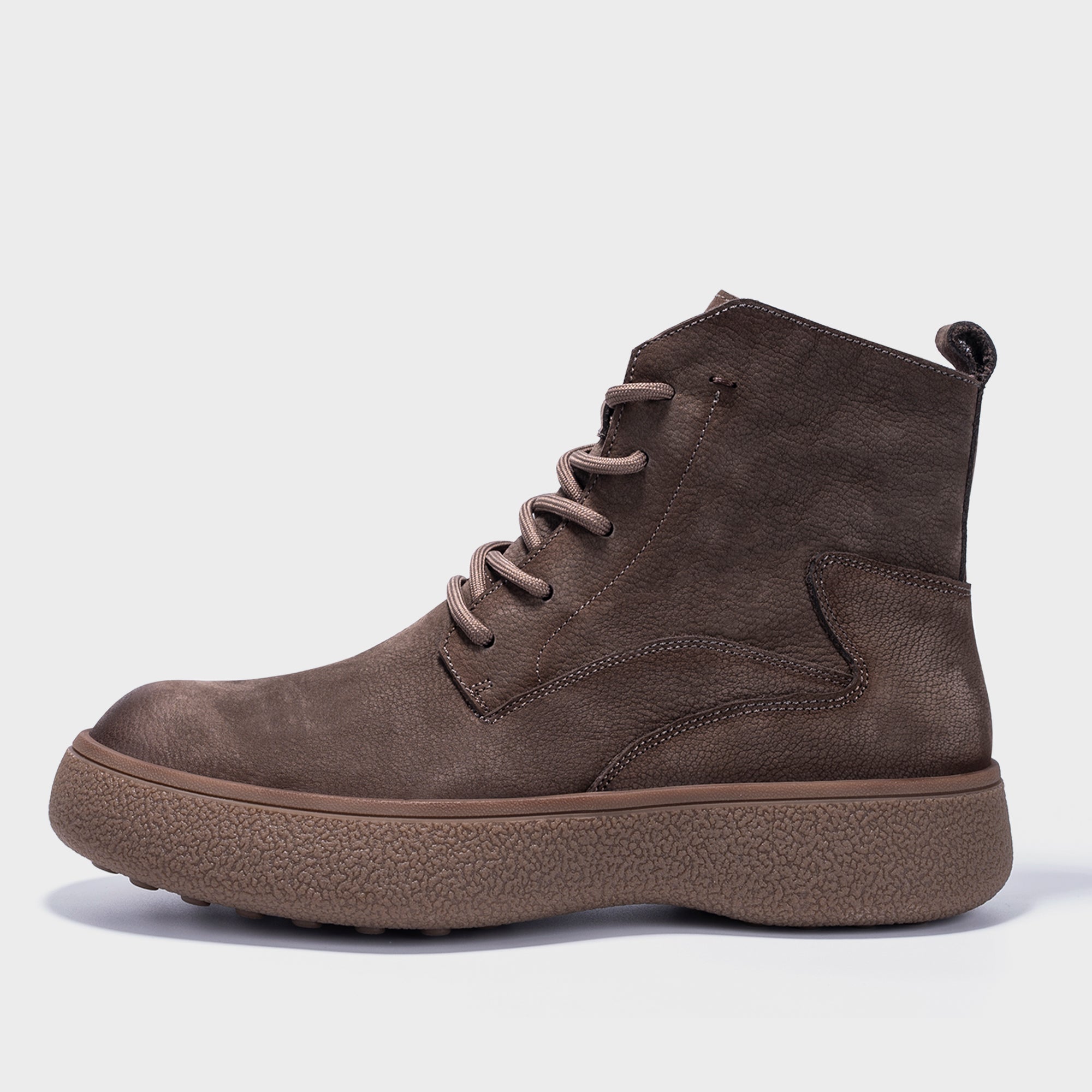 AFrown Mens Casual Boots Brown