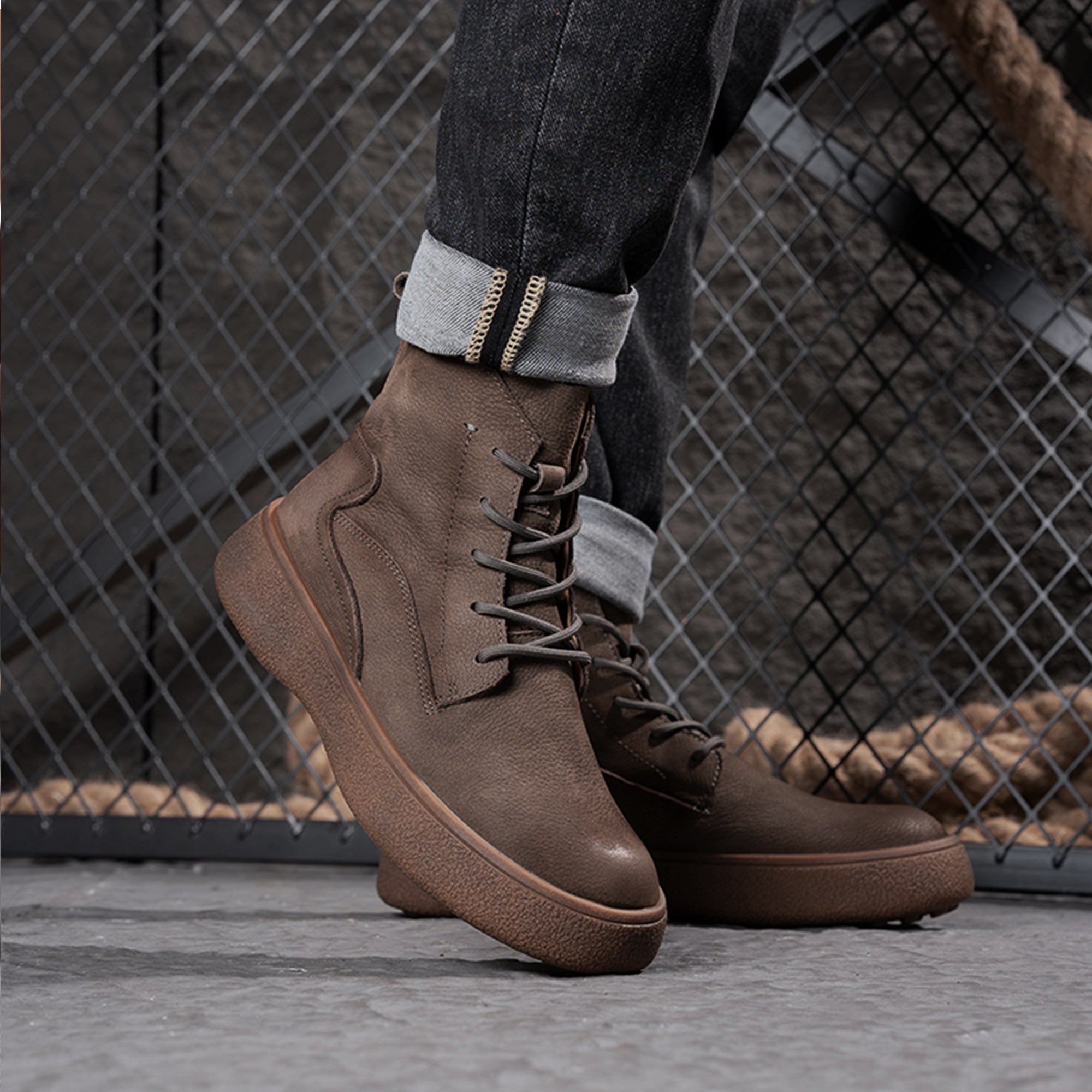 AFrown Mens Casual Boots