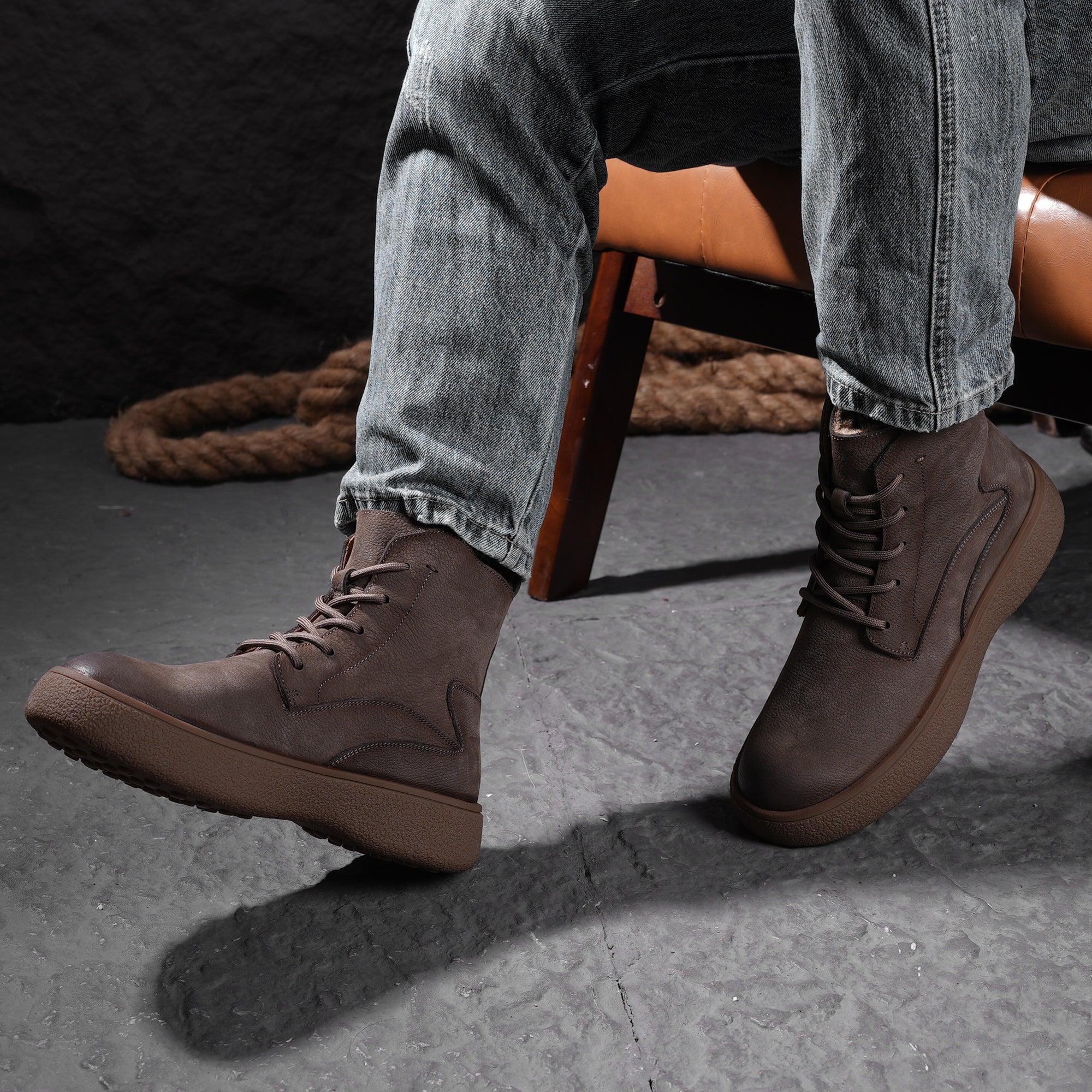 AFrown Mens Casual Boots
