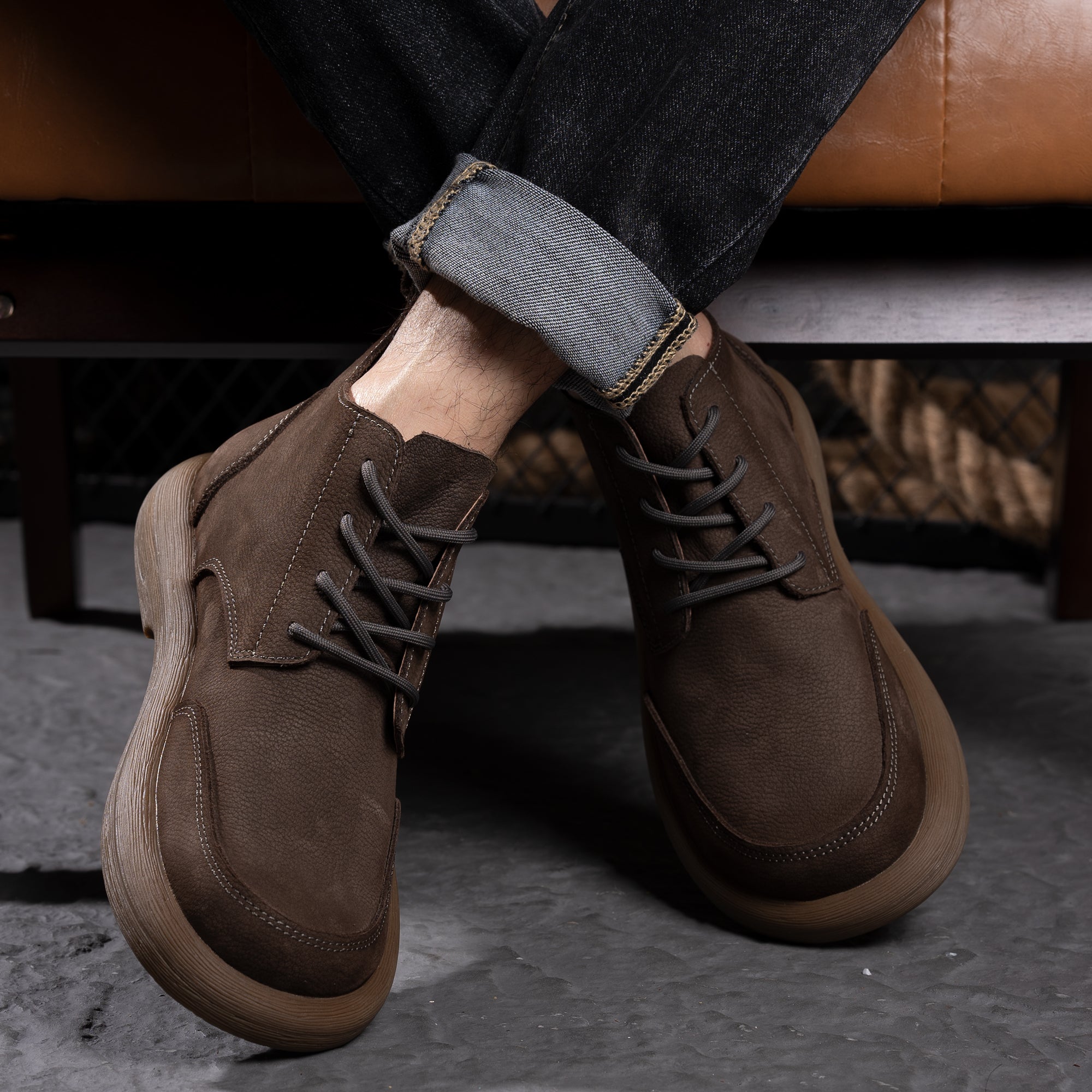 AFrown Mens Chukka Boots