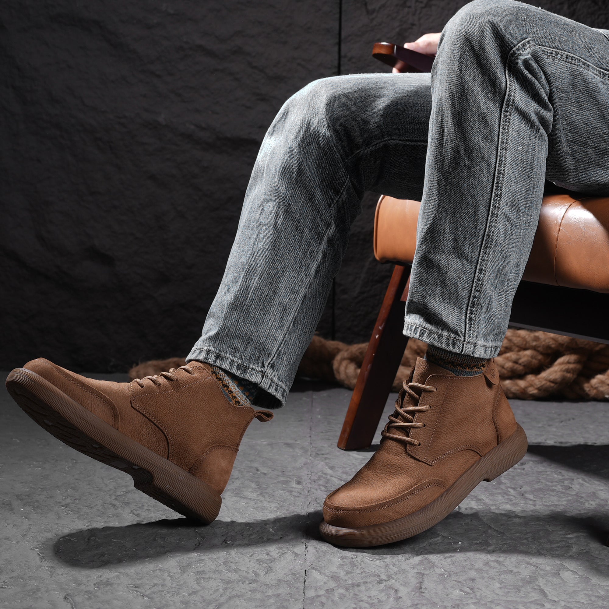 AFrown Mens Chukka Boots